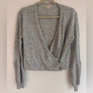 Rag Poets Women's Light Gray Sweater